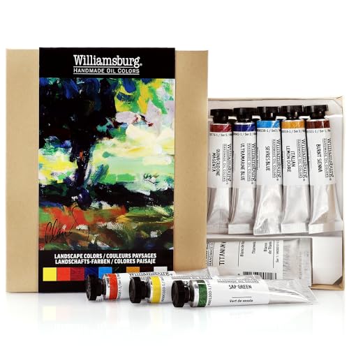 Williamsburg Artist Oil Colors by GOLDEN, Landscape 11ml Set - Image 1