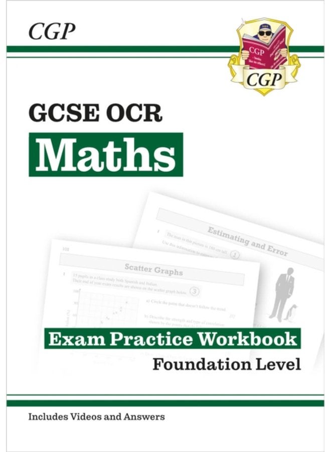 GCSE Maths OCR Exam Practice Workbook Foundation includes Video Solutions and Answers - Paperback