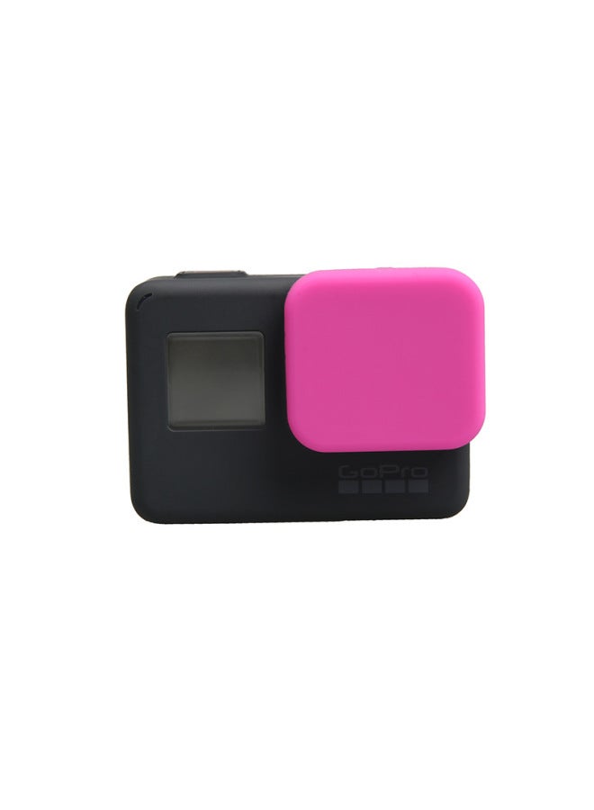 Generic GoPro Accessories For Hero5/6/7 Black Silicone Lens Cover Domestic Accessories Lens Cover Protective Cover-Color:Blue - Image 5