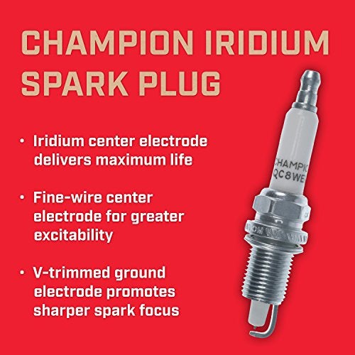 Champion Iridium 9809 (QC8WEP) Pack of 1 (UPC 037551010707) - Image 3