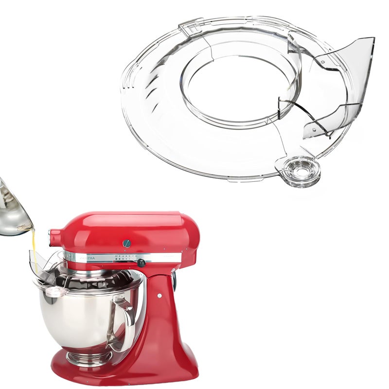 Taladad Pouring Shield for KitchenAid Tilt Head 4.5-5QT Stainless Steel (Only),Safety Pouring Shield,Splatter Guard for kitchenaid mixer bowl,Kitchen Aid Stand Mixers,kitchen aid Accessories and Attachments - Image 1