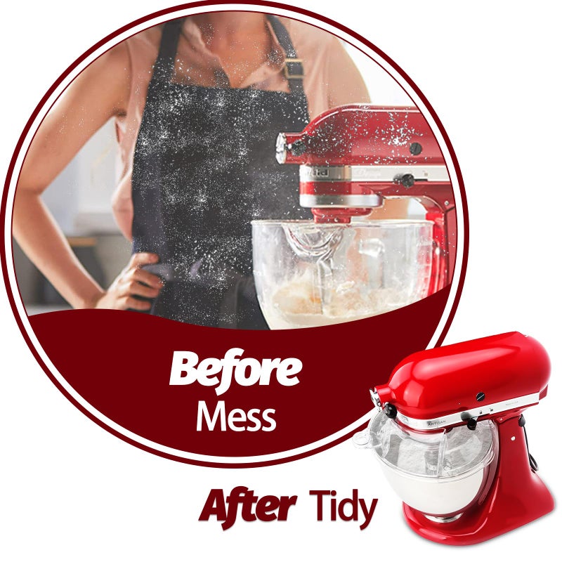Taladad Pouring Shield for KitchenAid Tilt Head 4.5-5QT Stainless Steel (Only),Safety Pouring Shield,Splatter Guard for kitchenaid mixer bowl,Kitchen Aid Stand Mixers,kitchen aid Accessories and Attachments - Image 4