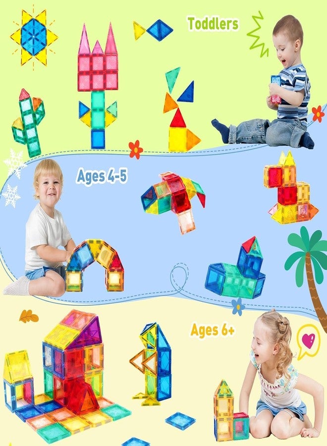 Sky Tech® Magnetic Tiles for Kids Magnetic Building Blocks for Kids 3 4 5 6 7 8 Yrs Constructing & Creative Learning Educational Brain Toys STEM Learning Kit Magnetic Toys (26 Pcs) - Image 5