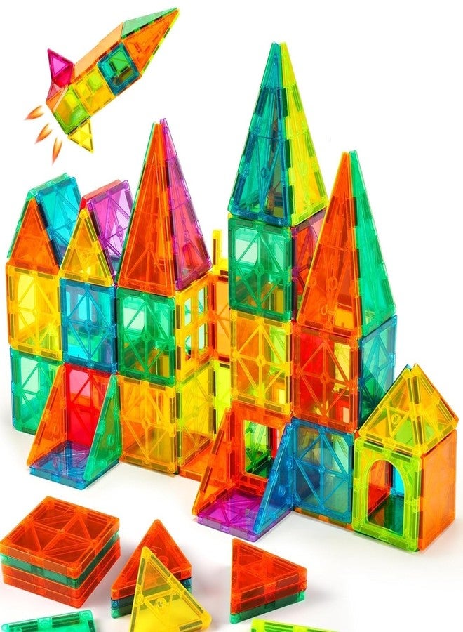 Sky Tech® Magnetic Tiles for Kids Magnetic Building Blocks for Kids 3 4 5 6 7 8 Yrs Constructing & Creative Learning Educational Brain Toys STEM Learning Kit Magnetic Toys (26 Pcs) - Image 1
