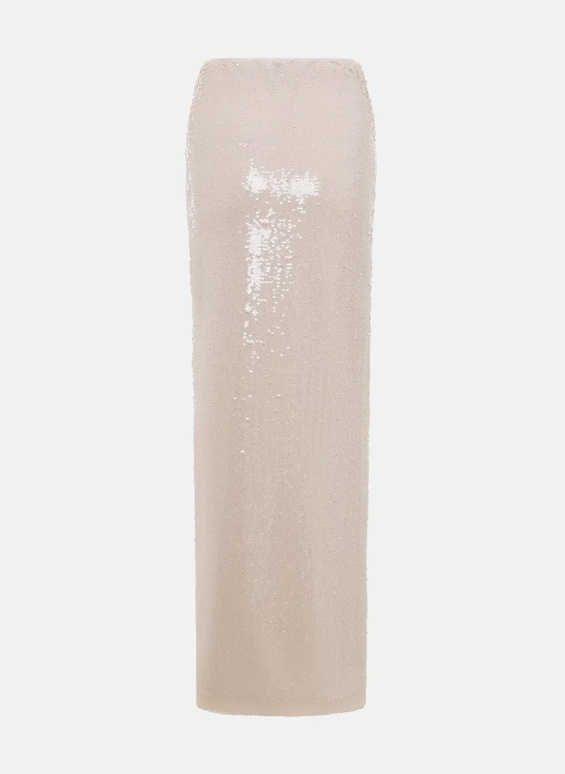 Lichi Sequin maxi skirt