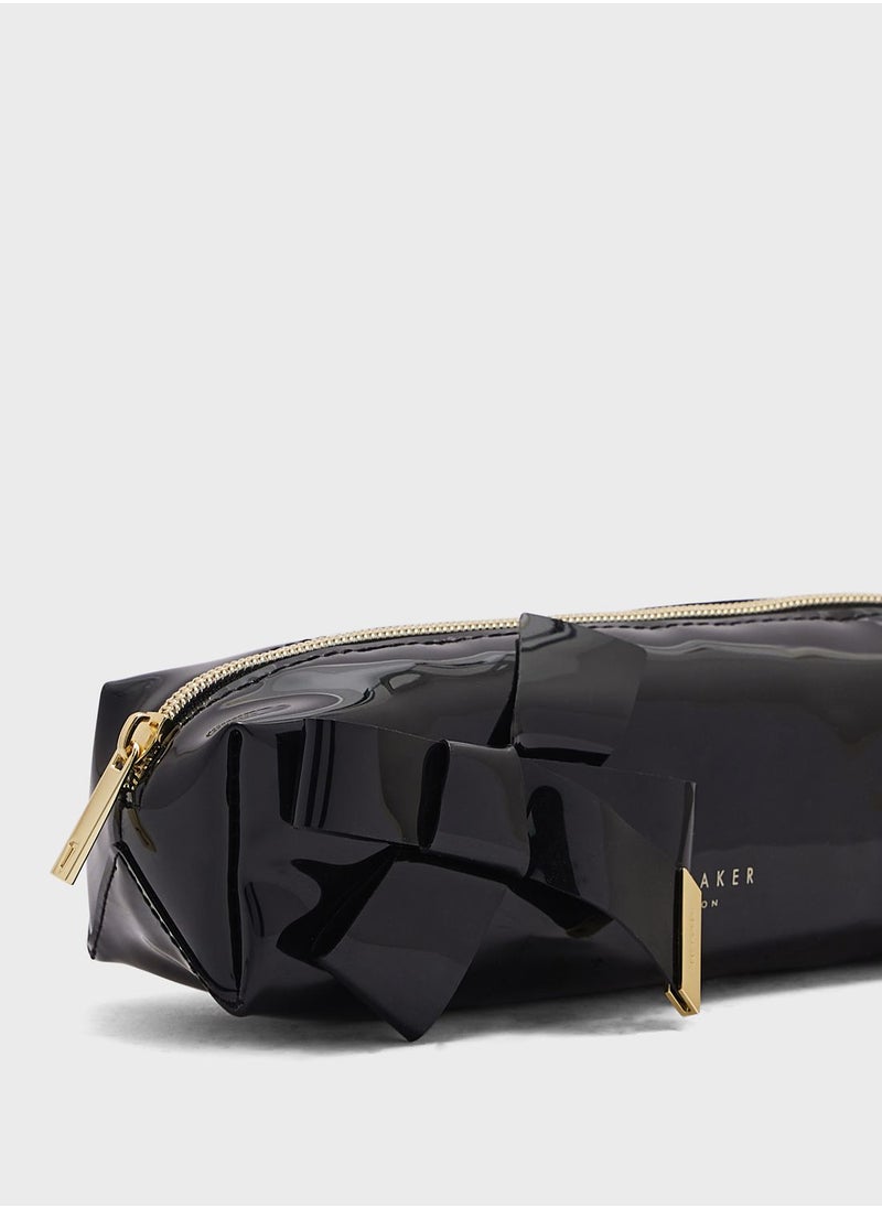 Ted Baker - Nikara Knot Bow Brush Case - Image 1