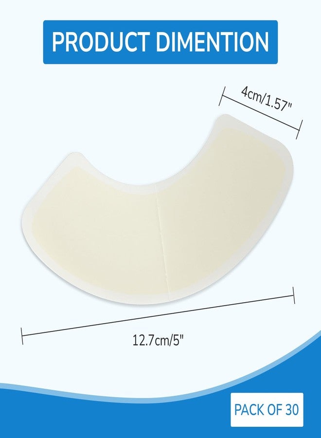 Heagimed Ostomy Barrier Strips - 30 PCS Wide Barrier Strips for Ostomy Bag, Leakproof Hydrocolloid Barrier Extenders for Colostomy & Ileostomy Bag, Ostomy Supplies, 3-Piece Configuration, 1.57" - Image 2