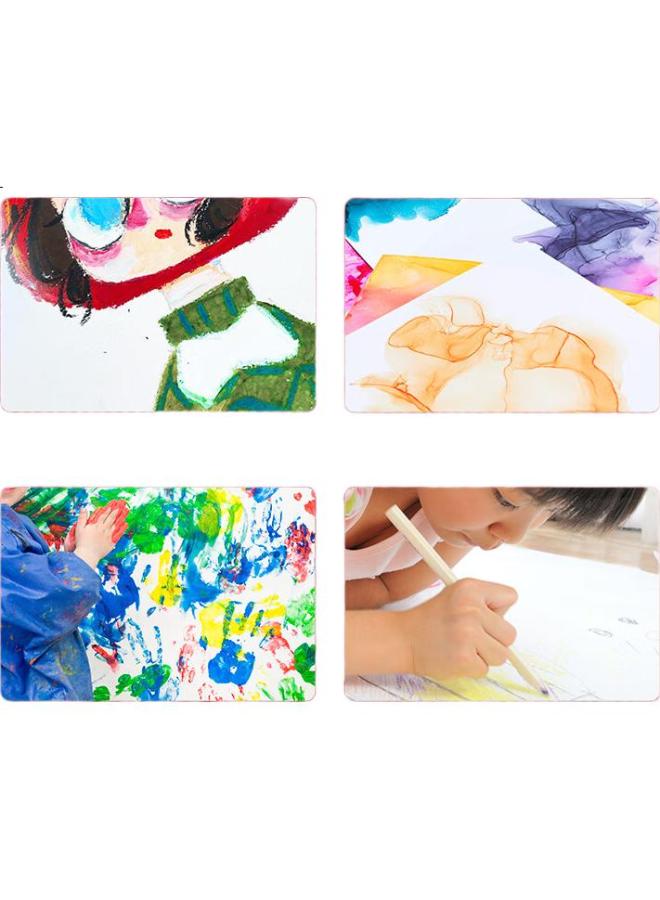 TRANSON Zhongsheng Art Supplies 30-Meter Drawing Roll Paper, Children'S Drawing Paper, Kindergarten Extra-Large Drawing Paper, Blank Paper, Baby Parent-Child Doodle, Thickened Large Sheet, Long Children'S Art, Giant Hand-Drawn, Sketch, Marker Pen Drawing - Image 3
