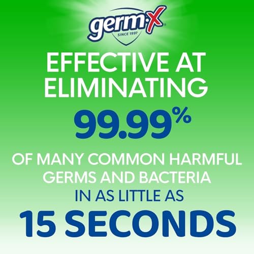 Germ-X جيرم-إكس معقم يدين أصلي، جل مرطب فوري وغير جاف مع الألوة، مستلزمات العودة إلى المدرسة، حجم سفر صغير بالجملة، 2 أونصة سائلة (عبوة من 24) - Image 3