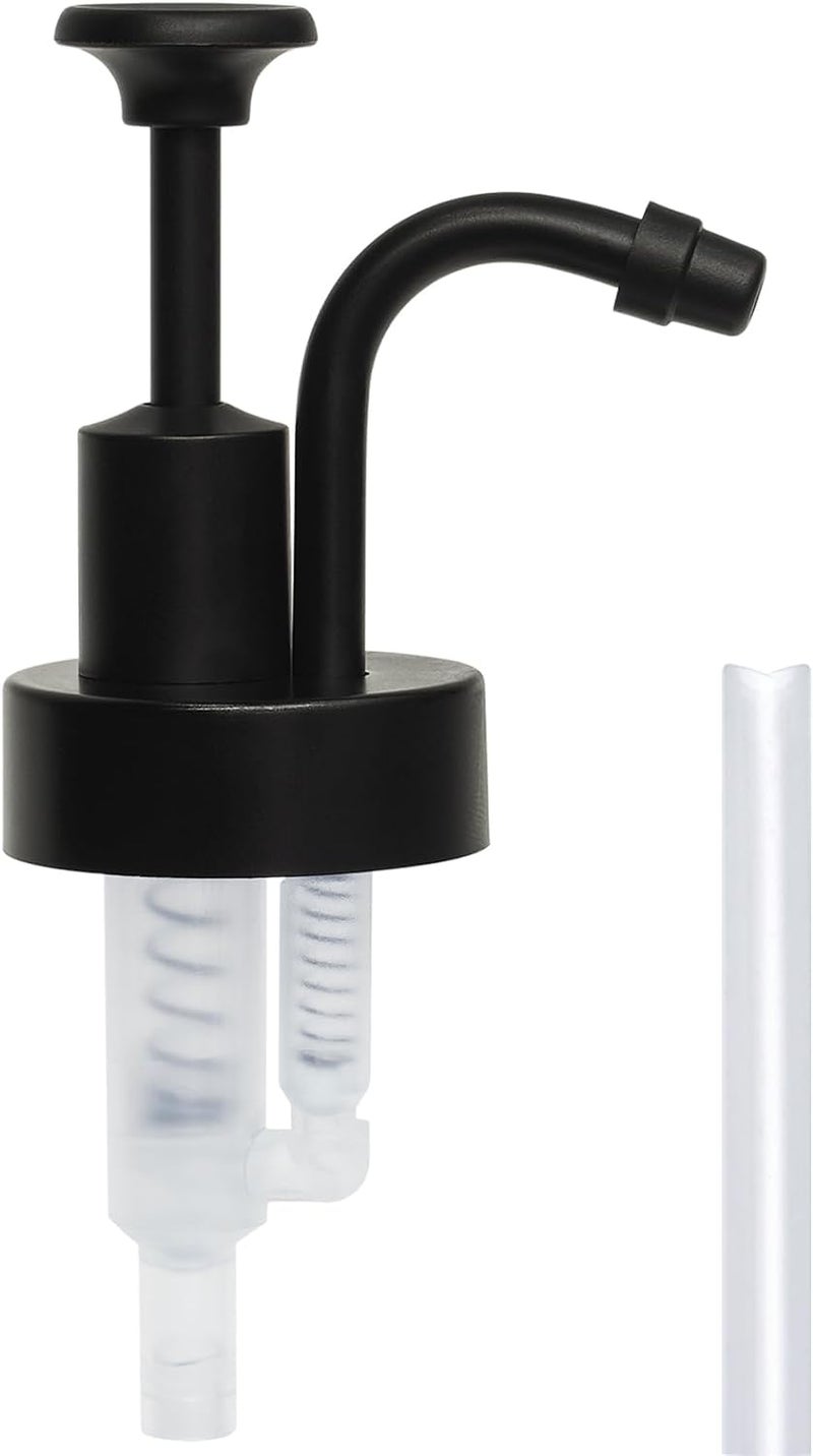 Suanti Soap and Lotion Dispenser Pumps,Smooth Action Pump,Replacement for Round 1.3in (33 mm) Neck Bottles,Rust Proof&Leak Proof for Soap Lotion Bottle Upcycling (Matte Black) - Image 1