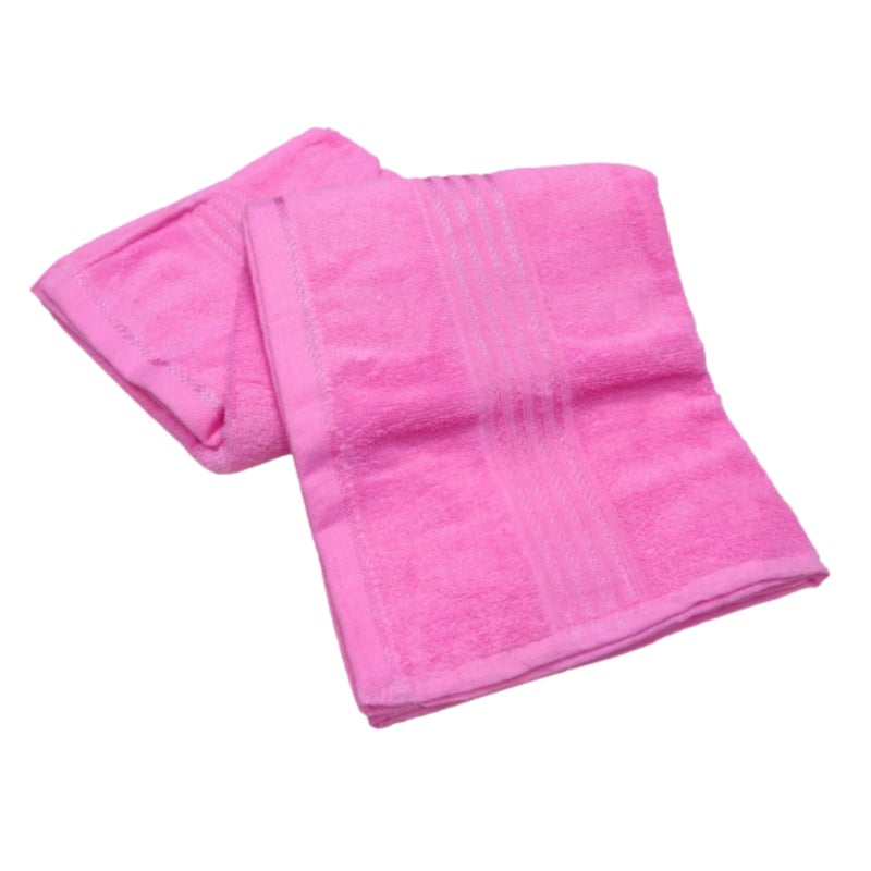 TRUEVELLI 100% Cotton Bath Towel 450 GSM (Size:Length:59 Inch X 150 CM,Width:29 Inch X 74 CM) (Pack of 1 Piece) Colour:Pink - Image 4