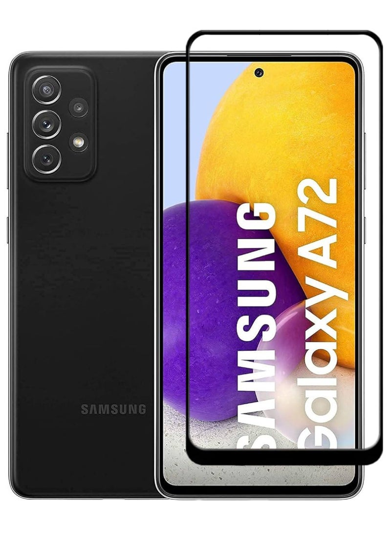 ACLIX Antistatic ESD Dustproof Premium Quality High Definition Tempered Glass Screen Protector Designed For Samsung Galaxy A72 - Image 1