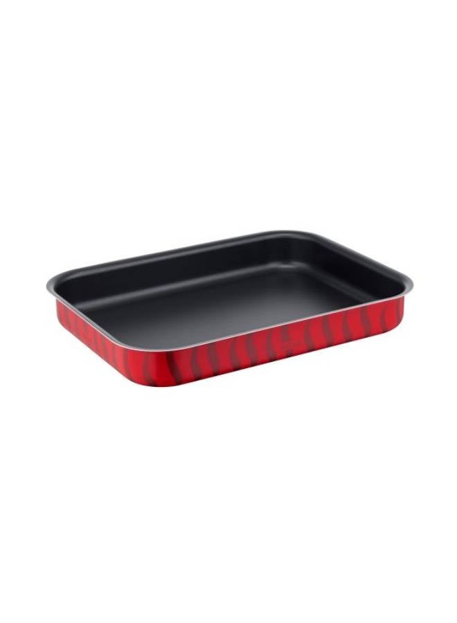 Tefal Tempo Flame Rectangular Oven Tray Set,  220089989 - Red/Black 30-35cm - Image 5