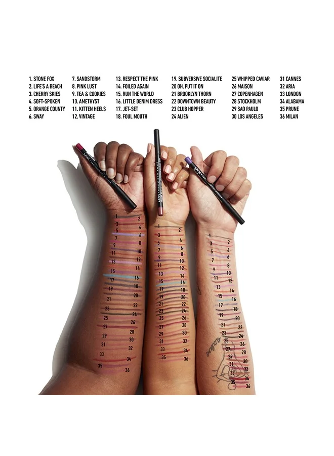 NYX PROFESSIONAL MAKEUP Suede Matte Lip Liner – Sandstorm