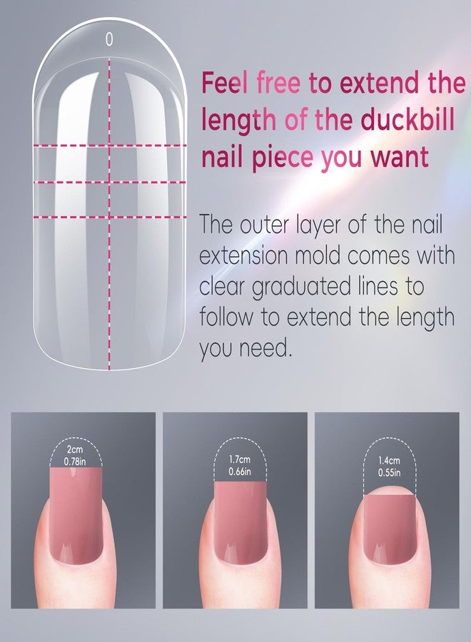 krofaue Dual Toe Forms - Poly Extension Gel Toenail 150pcs Reusable Full Cover Dual Nail Forms for Builder Toenails Nail Molds for Manicure DIY at Home - Image 4