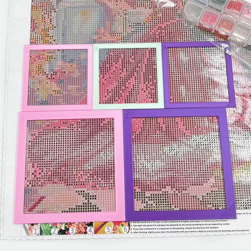 Diamond Painting Positioning Ruler Large Reusable Grid Alignment Tool for DIY 5D Drill Crafts - Image 5