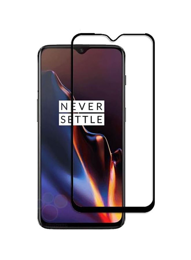 Oneplus 6T Screen Protector, 5D Curved Full Cover Tempered Glass Clear/Black