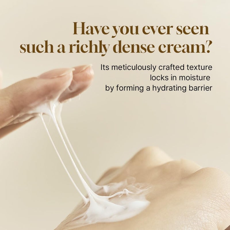 HEVEBLUE Salmon Caring Centella Cream - Salmon PDRN, Salmon Egg Extract, Centella, Madecassoside, Improve Skin Moisture Loss, Restore and Rejuvenate, Low Irritation, Korean Skincare, Valentine Gift - Image 4