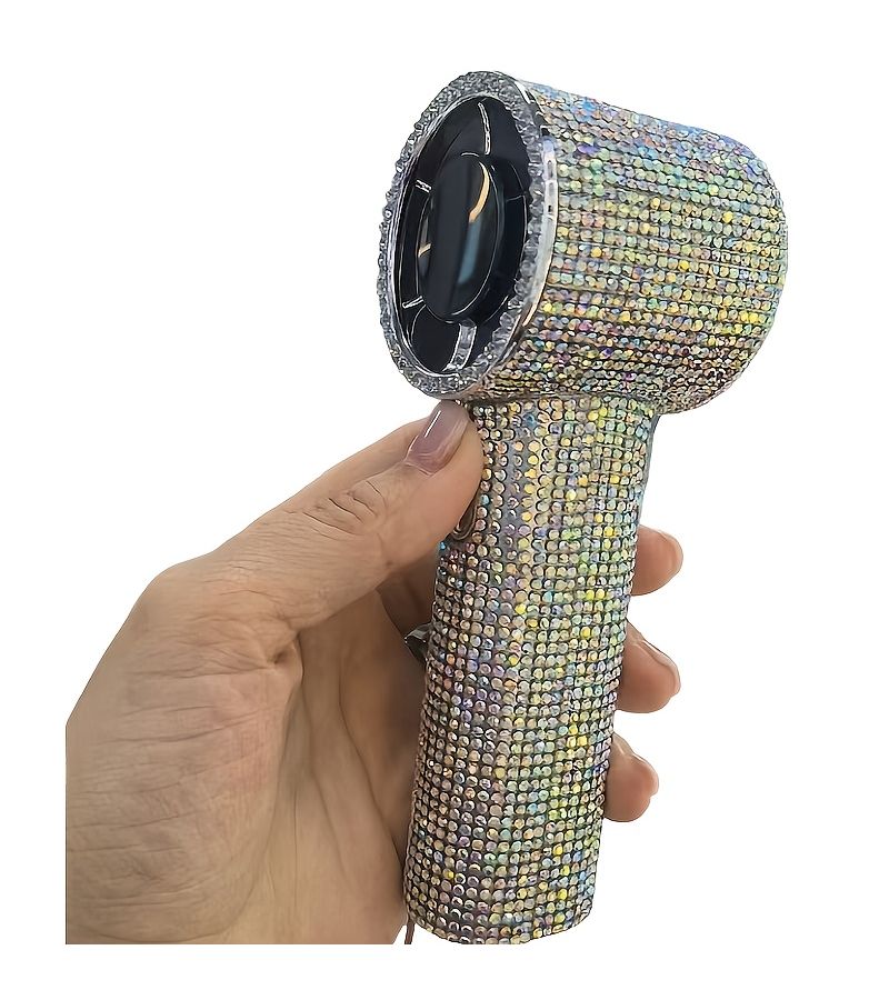 مروحة صغيرة قابلة للشحن عبر USB بسرعة 199 ولون زاهٍ مع عمر بطارية طويل - Image 3