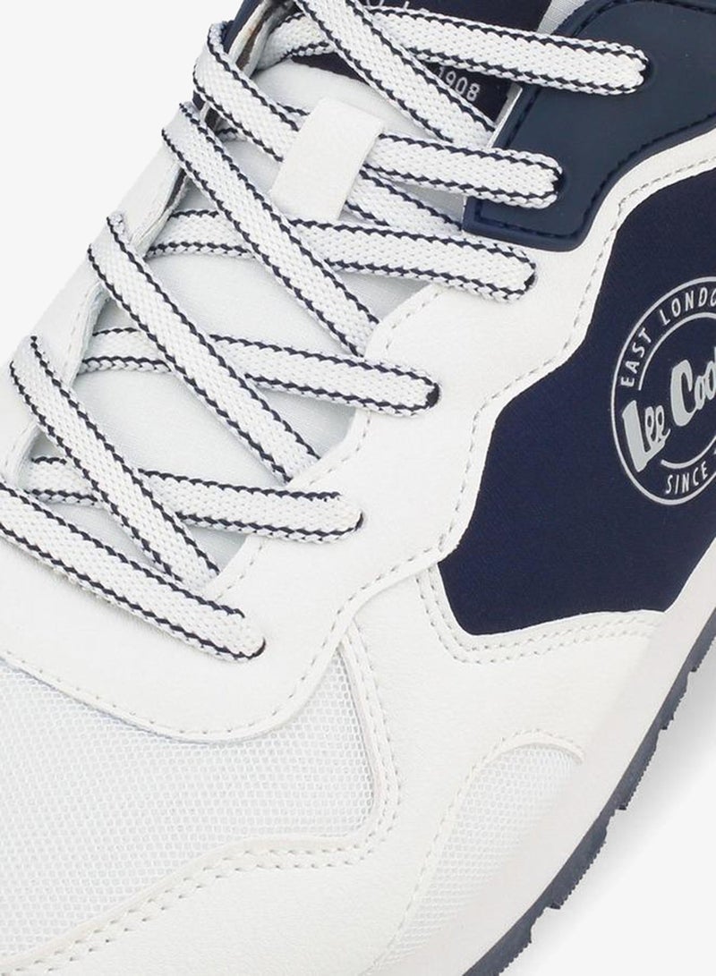 Lee Cooper Men Logo Print Lace-Up Ankle Sneakers - Image 4