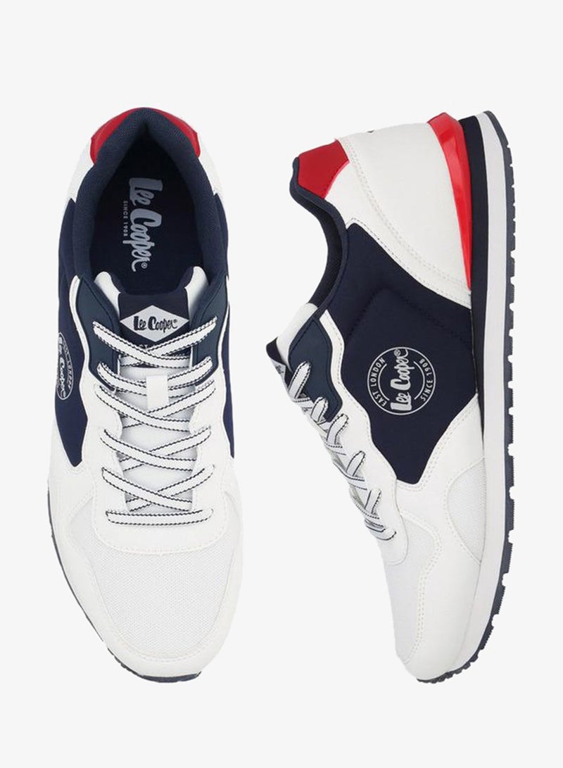 Lee Cooper Men Logo Print Lace-Up Ankle Sneakers - Image 2
