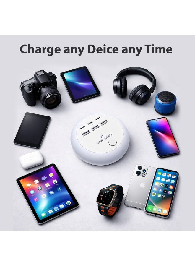 SMART SOURCE 6 USB Multi Port Charging Station - Image 5
