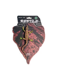 Galaxy Green Lizard Toy with Brown Spots - Realistic Reptile Figurine | Long-Tailed Educational And Collectible Animal Model for Kids