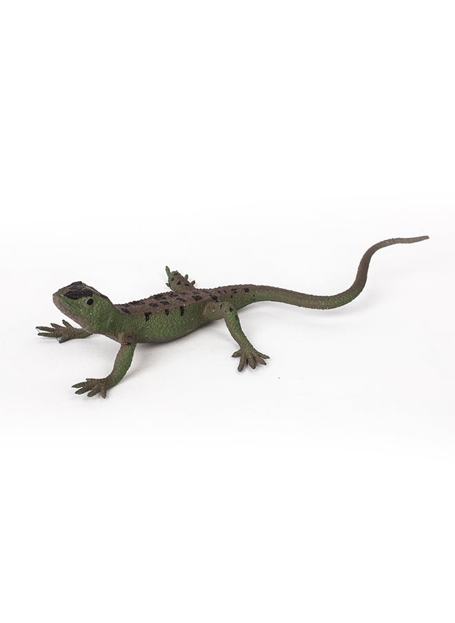 Galaxy Toys - Galaxy Green Lizard Toy with Brown Spots - Realistic Reptile Figurine | Long-Tailed Educational And Collectible Animal Model for Kids - Image 1