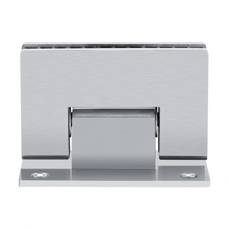 Frameless Shower Hinge 90 Degree Black High Carbon Steel - Automatic Closing Wall Mount Hinge for 8-12 mm Toughened Glass Shower Doors - Image 2