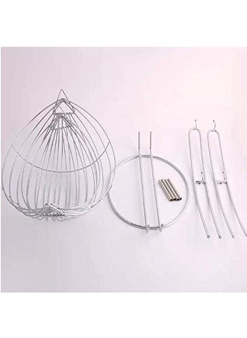 ROLLYWARE ROLLYWARE Stainless Steel Swing Vegetable Stand with Chrome Finish RUST FREE Pack of 2 Silver  - Image 5