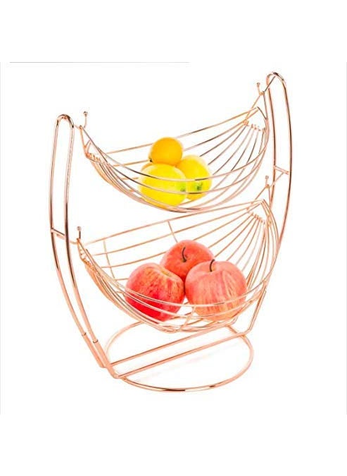ROLLYWARE ROLLYWARE Stainless Steel Swing Vegetable Stand with Chrome Finish RUST FREE Pack of 2 Silver  - Image 4