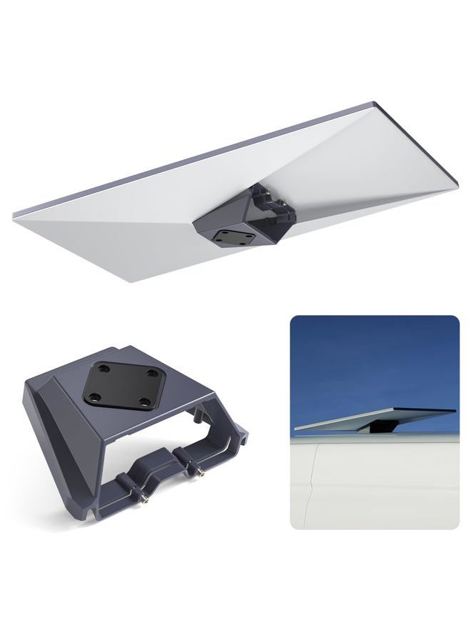 Xlttywl Starlink Gen 3 Mount, Premium Heavy Duty Starlinks Gen3 Standard Mobility Roof Mount For 3/V3 Flat Dishy Fits Rv, Boat, Wood, Metal, Plastic Or Slotted Vehicle Rails - Image 1