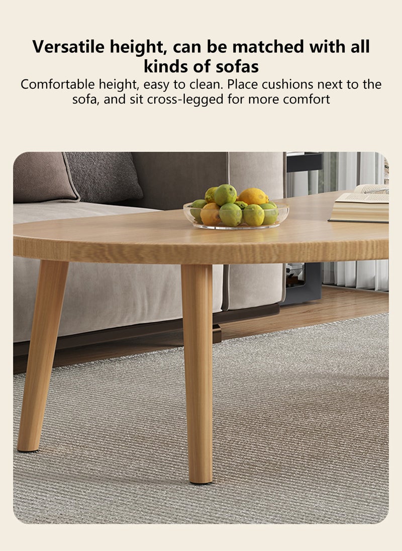 Sharpdo Modern Minimalist Living Room Movable Simple Small Table Balcony Small Tea Table 120*55*42cm  - Image 4