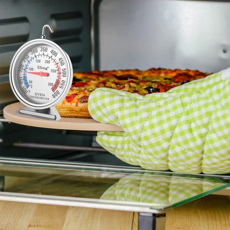 Efeng Oven Thermometers for Gas or Electric Oven Temperature Gauge with 100-600°F/50-300°C,Large Dial & Numbers,Best Kitchen Thermometer for Long Time in Oven Baking, Cooking,No Fading Color- - Image 3