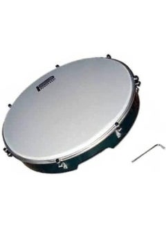 Generic Wooden Bandeer Bandir Bander Doff Dof Duff Duf Frame Drum with Plastic Head + Tuning Key  - Image 2