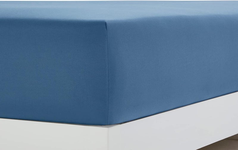 Clara Clark Twin XL Sheets Set - 3 Piece Deep Pocket Bedding for Twin XL Size Bed, Extra Soft Sheets & Pillowcases, Blue Heaven - Image 3