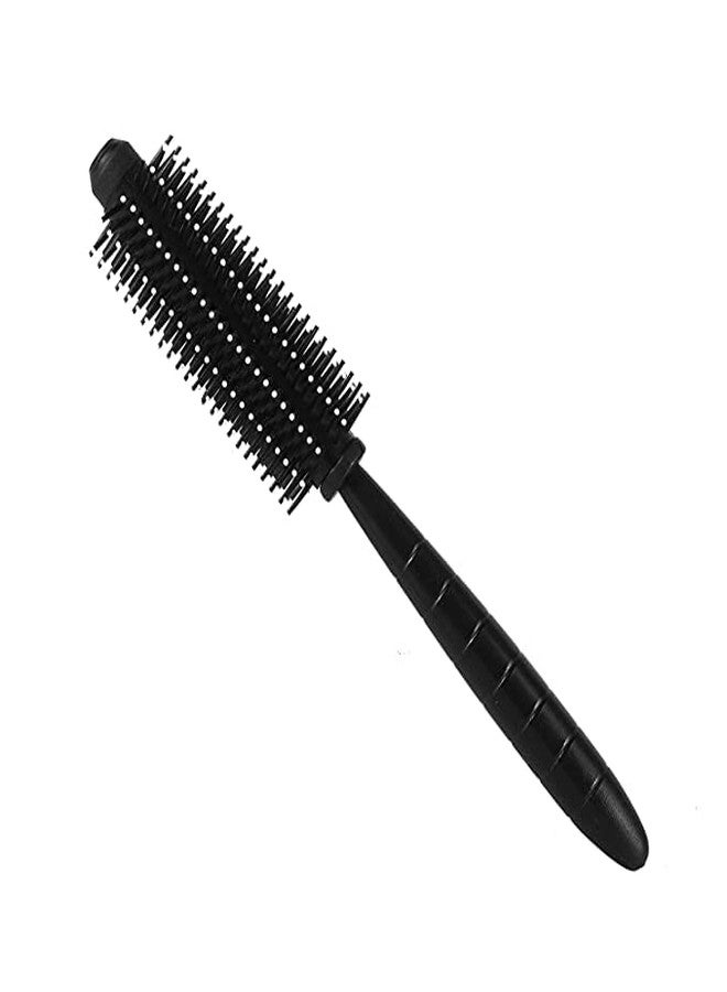 GITGRNTH Hair Brush for Men & Women flexible boar bristles having Anti static ball tips For Adding Quick Curls, Waves & Volume In Hair, ideal for All Hair Types (ROUND COMB) - Image 2
