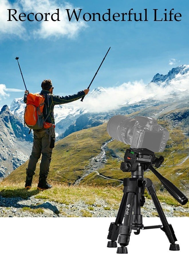 DUNISO Tripod Stand Extendable Phone Tripod Stand with Portable Pouch, Portable Phone Tripod Stand, Phone Mount for iPhone＆ Android Phone Gopros DSLR Cameras - Image 4