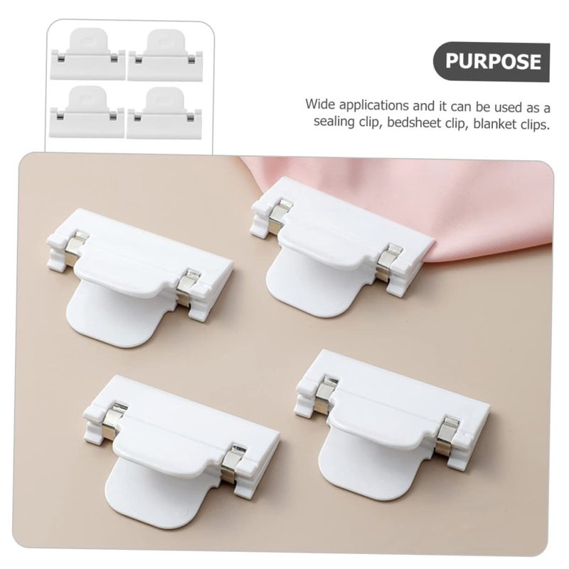 4 Pack Adjustable Non Slip Bed Sheet Clips for Mattress Sofa Fabric Cover Fastener - Image 3