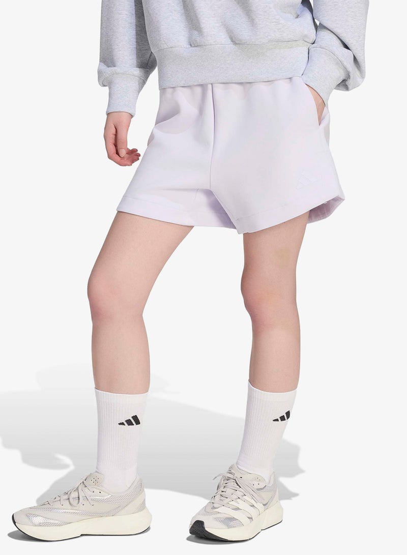 Adidas Soft Lux Loose Shorts - Image 1
