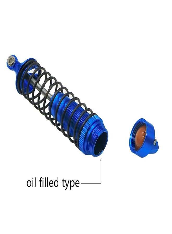 RCAWD Full Alloy Shocks for Arrma 1/10 Gorgon 4X2 MEGA 550 Front Rear Shock Upgrades Part Blue - Image 4