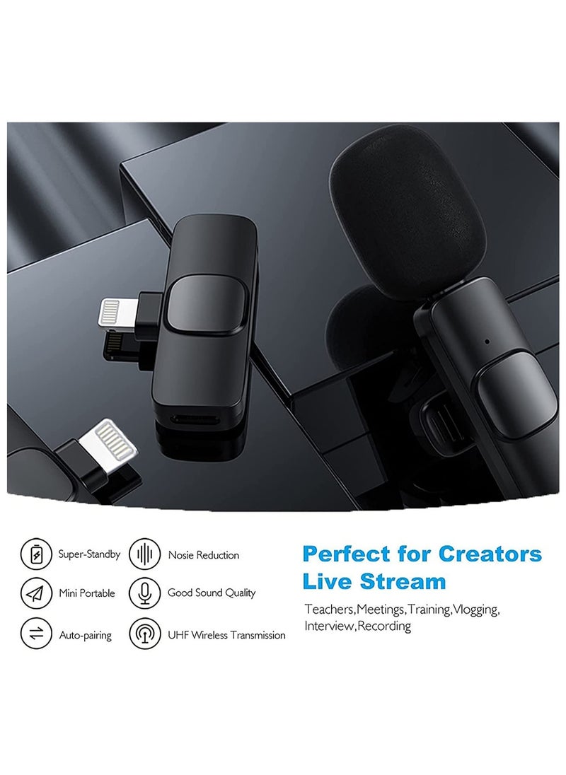 ELTRAZONE 2 in 1 iphone or type-c Wireless Lavalier Microphone For IPhone, Plug Play, Portable Audio Video Recording Mic for Youtube, Live Stream, Vlog, Interview, Laptops PC  - Image 2