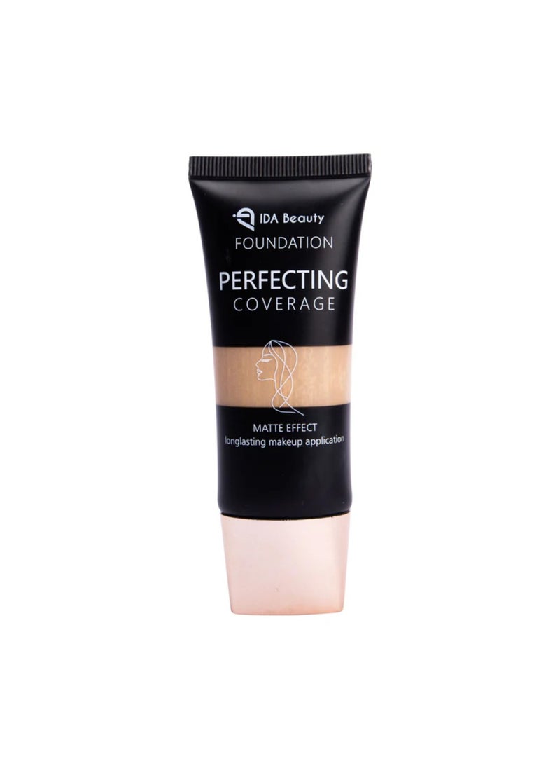 IDA Beauty - Glam It! Perfecting Coverage Foundation | Full Coverage, Matte Finish, Long-Lasting, Lightweight | Vegan, Halal, Cruelty-Free - Image 1