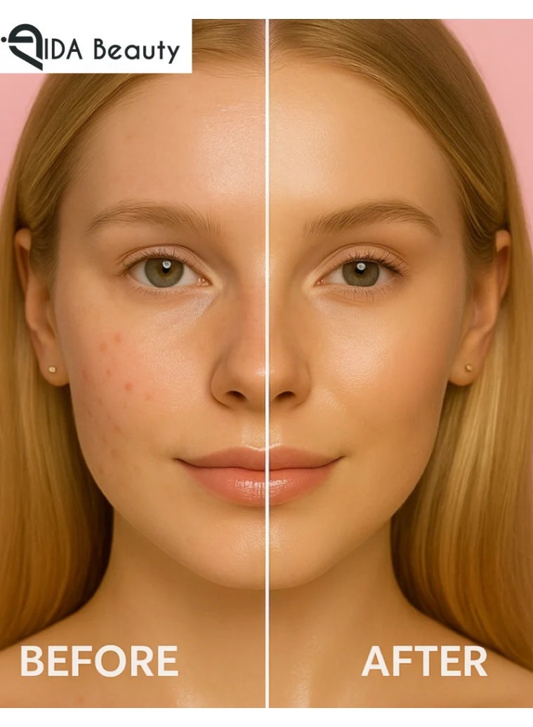 IDA Beauty Glam It! Perfecting Coverage Foundation | Full Coverage, Matte Finish, Long-Lasting, Lightweight | Vegan, Halal, Cruelty-Free (Yemi) - Image 2