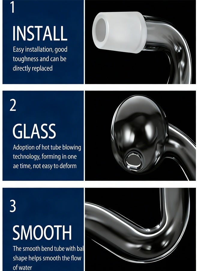 4 pieces of 14mm fountain inlet pipe aquarium filter pipe, suitable for aquarium fish tanks planted in aquariums