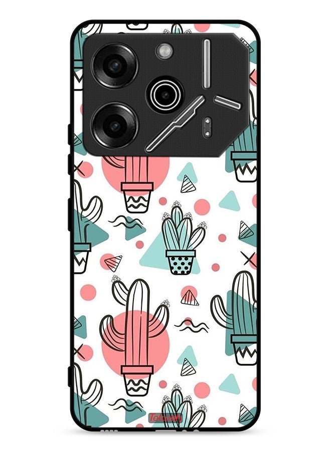 Tolwak Tecno Pova 6 Pro 5G Protective Case Cover Cactus - Image 1