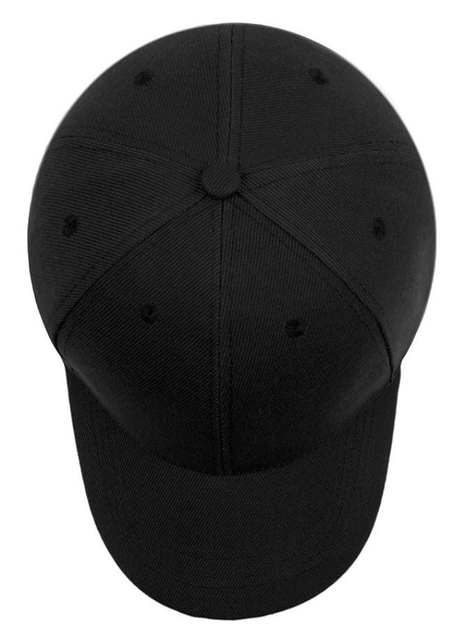 SARAOONT Classic Black Polyester Baseball Cap - Adjustable Unisex Dad Hat for Running, Workouts, and Outdoor Activities - Image 5