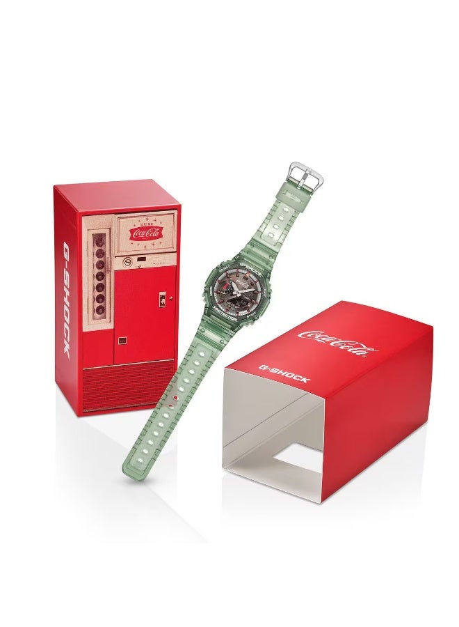 CASIO G-SHOCK Coca-Cola Watch Limited Edition ANALOG-DIGITAL GA-2100CC-3ADR - Image 5