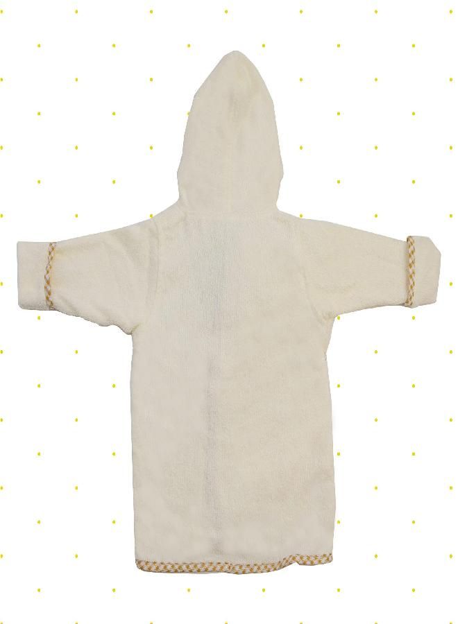 Spasilk Spasilk 100% Cotton Hooded Terry Bathrobe with Booties - Baby Girl Gifts - Baby Boy Gifts - One Size - Shower Gift - Image 3