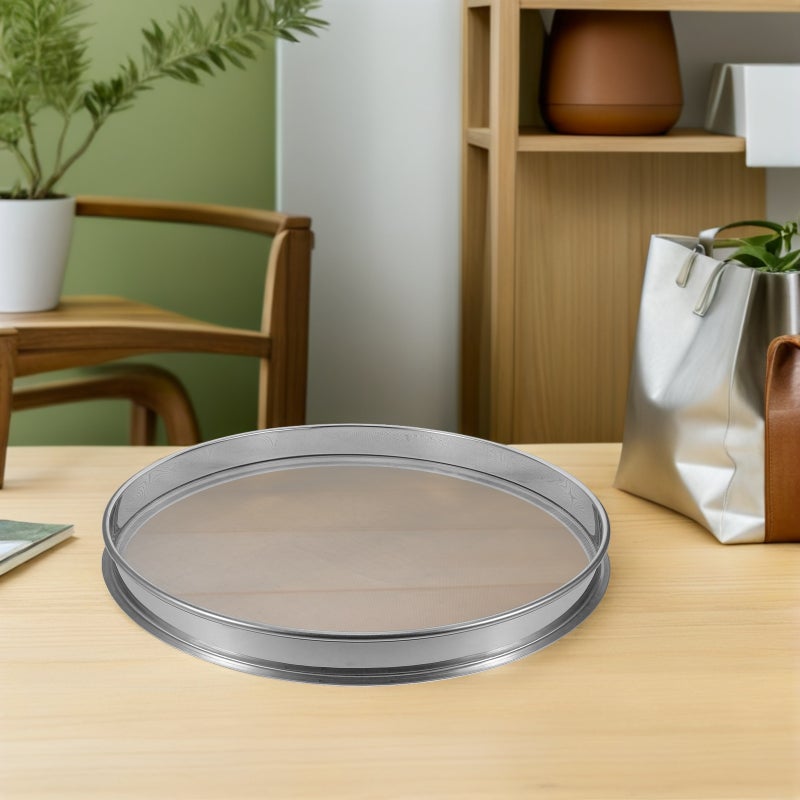 Food Dehydrator Tray: 41cm 40 Mesh Non-Stick Stainless Steel Food Dryer Trays For Dog Treats Herbs Meat Fruit And Veggies - Image 2